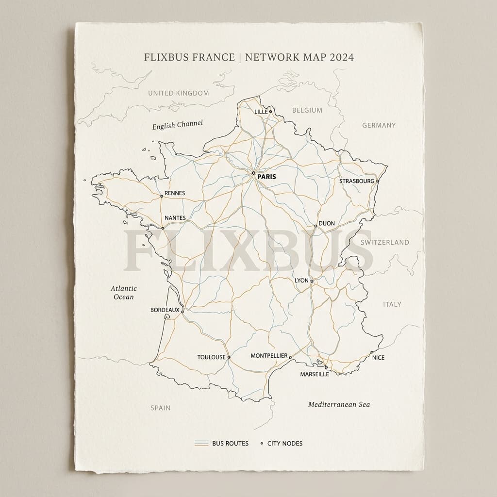 FlixBus France Network Map