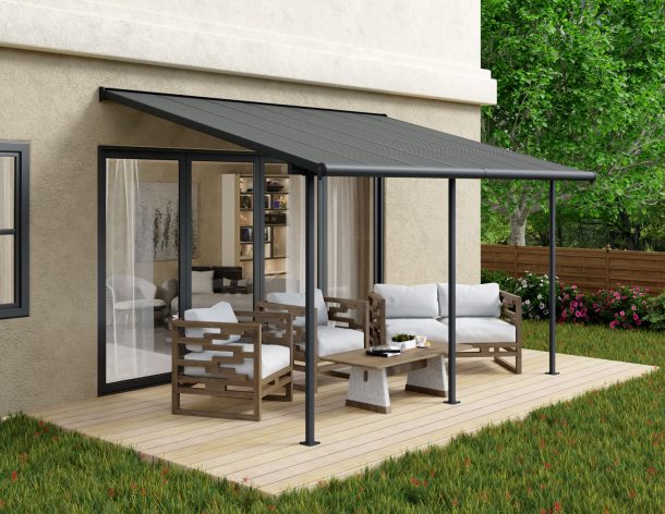 Capri 10 ft. x 14 ft. Patio Cover Kit| Canopia by Palram